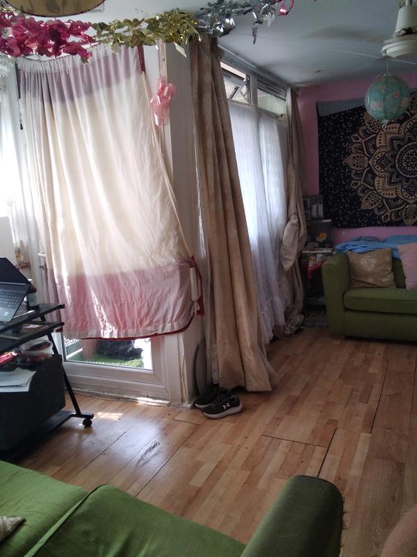 one bed room flat with balcony mutual exchange